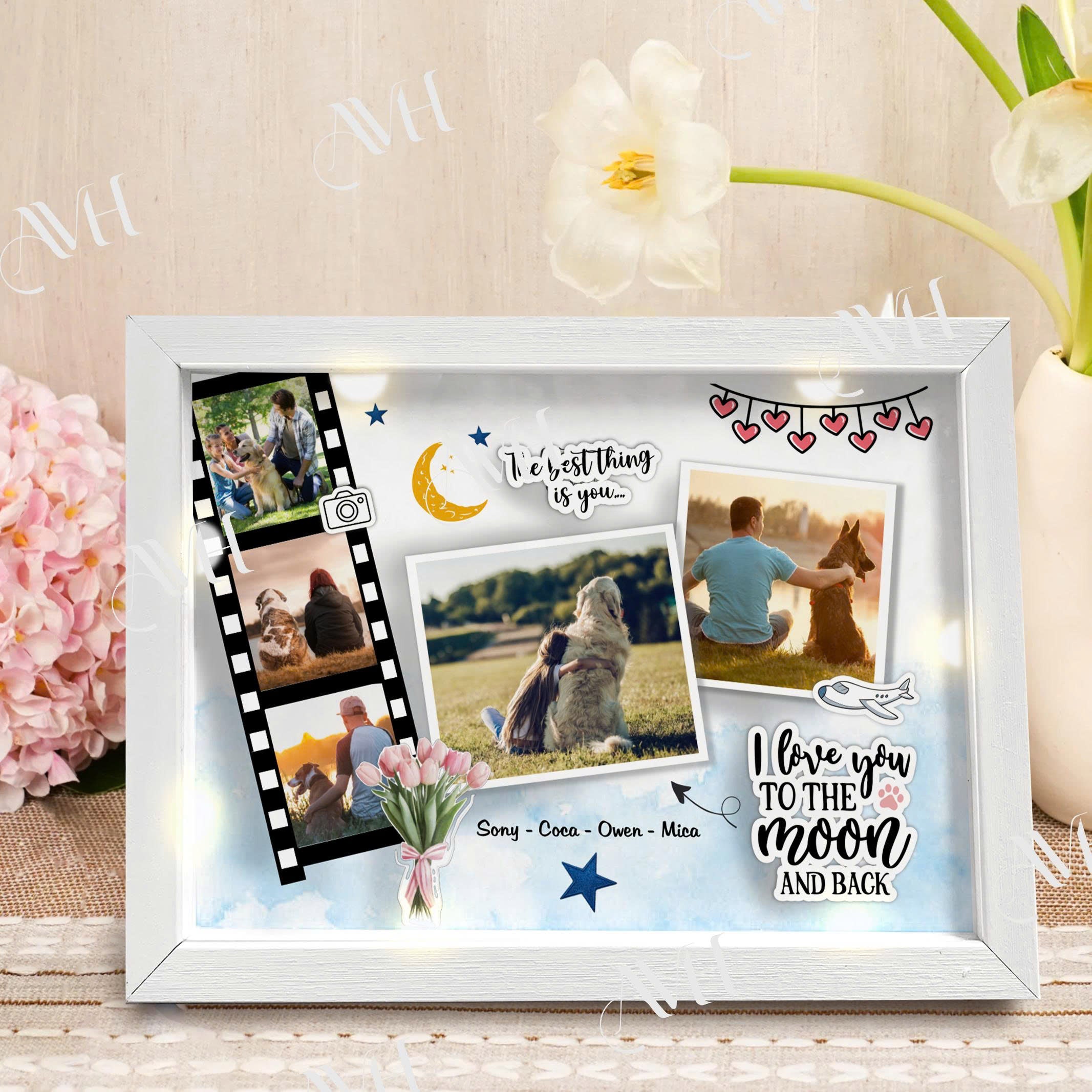 I love you to the moon and back - 3D Picture Frame